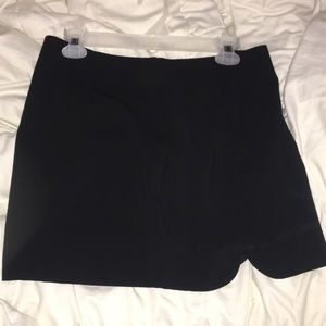 Black mini skirt